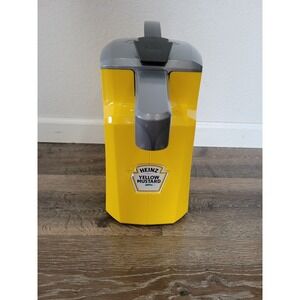Heinz 1.5 Gallon Plastic Yellow Mustard Pump Dispenser‎ Condiment Station